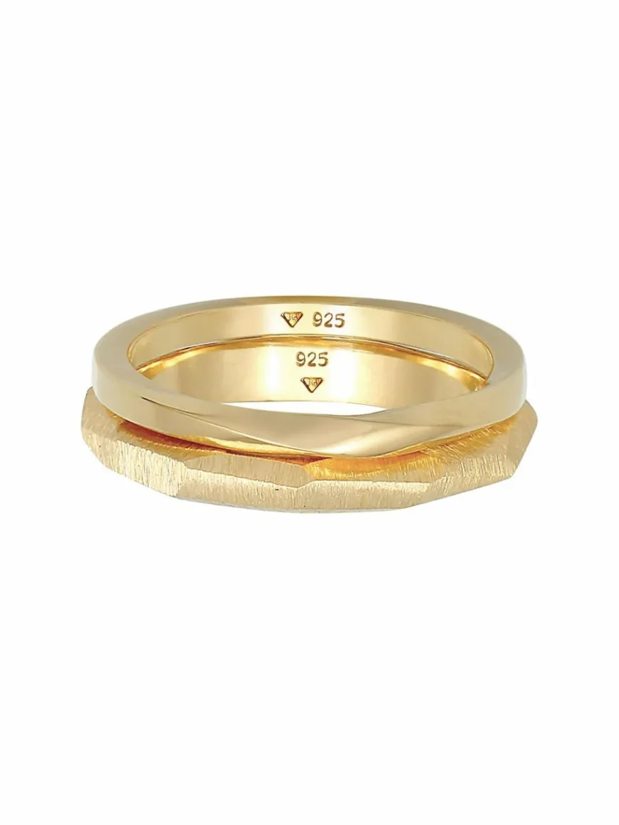 Elli PREMIUM Schmuck*Damen Ring gold uni
