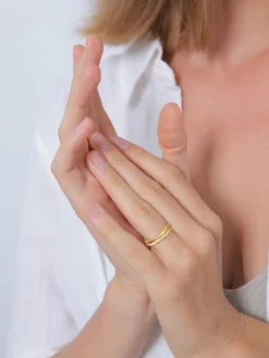 Elli PREMIUM Schmuck*Damen Ring gold uni