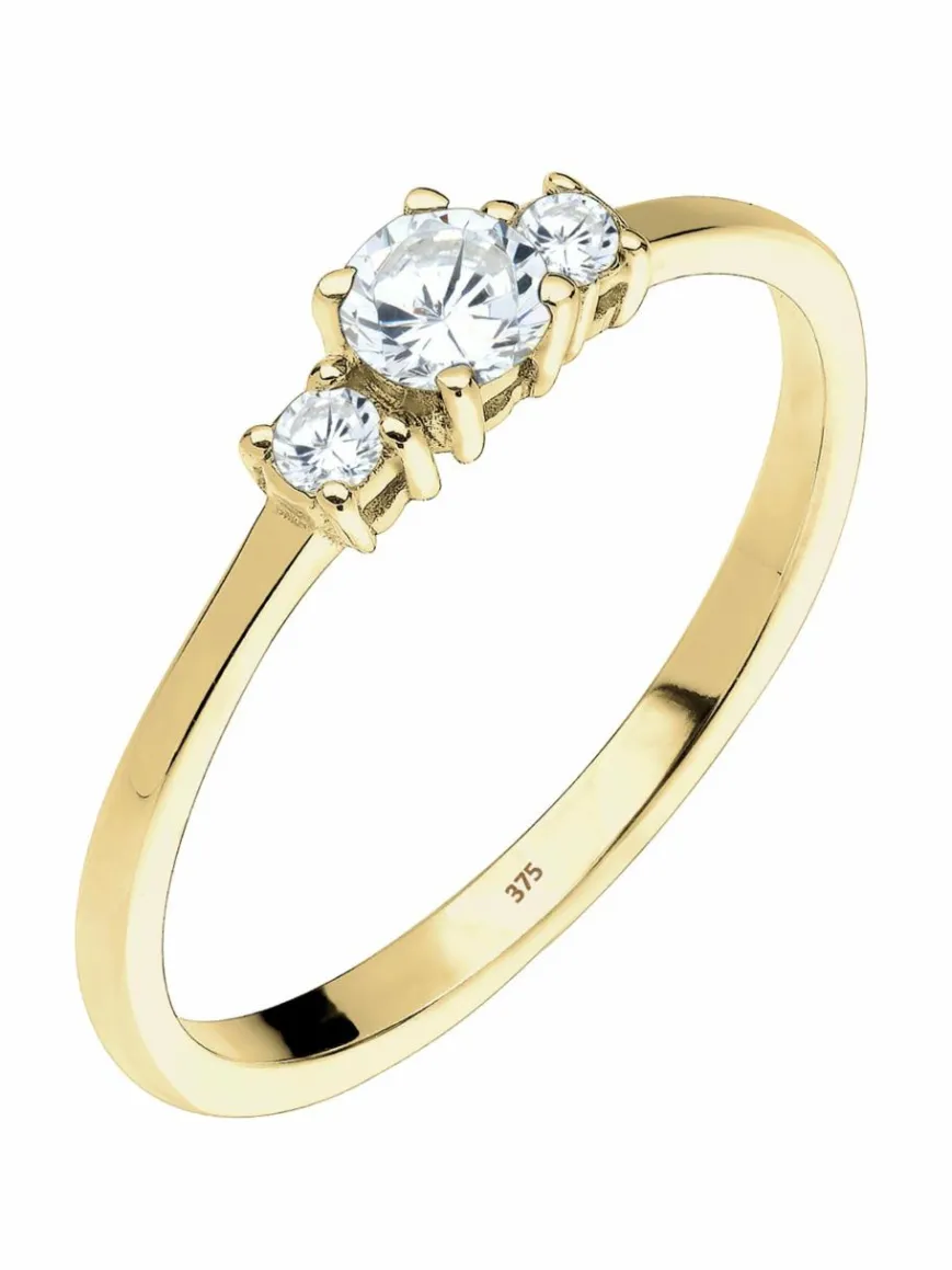 Elli PREMIUM Schmuck*Damen Ring gold uni