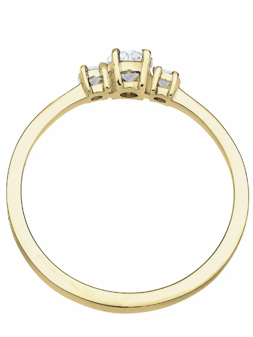 Elli PREMIUM Schmuck*Damen Ring gold uni