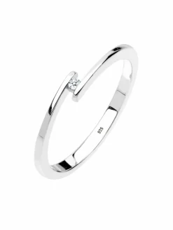 Elli Diamonds Schmuck*Damen Ring silber uni