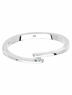 Elli Diamonds Schmuck*Damen Ring silber uni
