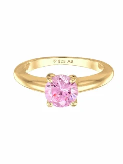 Elli Schmuck*Damen Ring rosa uni