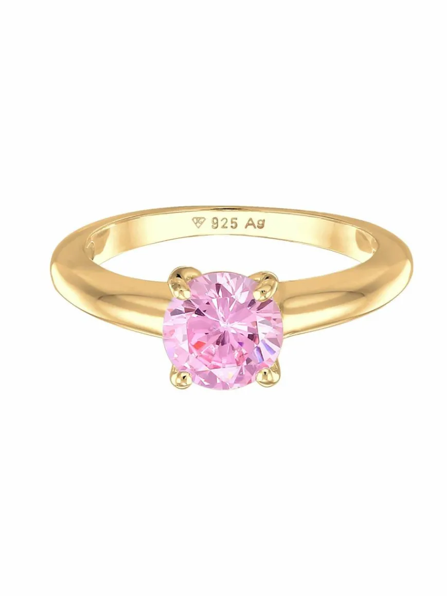 Elli Schmuck*Damen Ring rosa uni