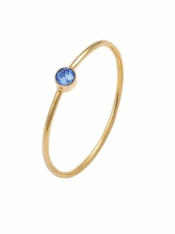 Elli Schmuck*Damen Ring blau uni