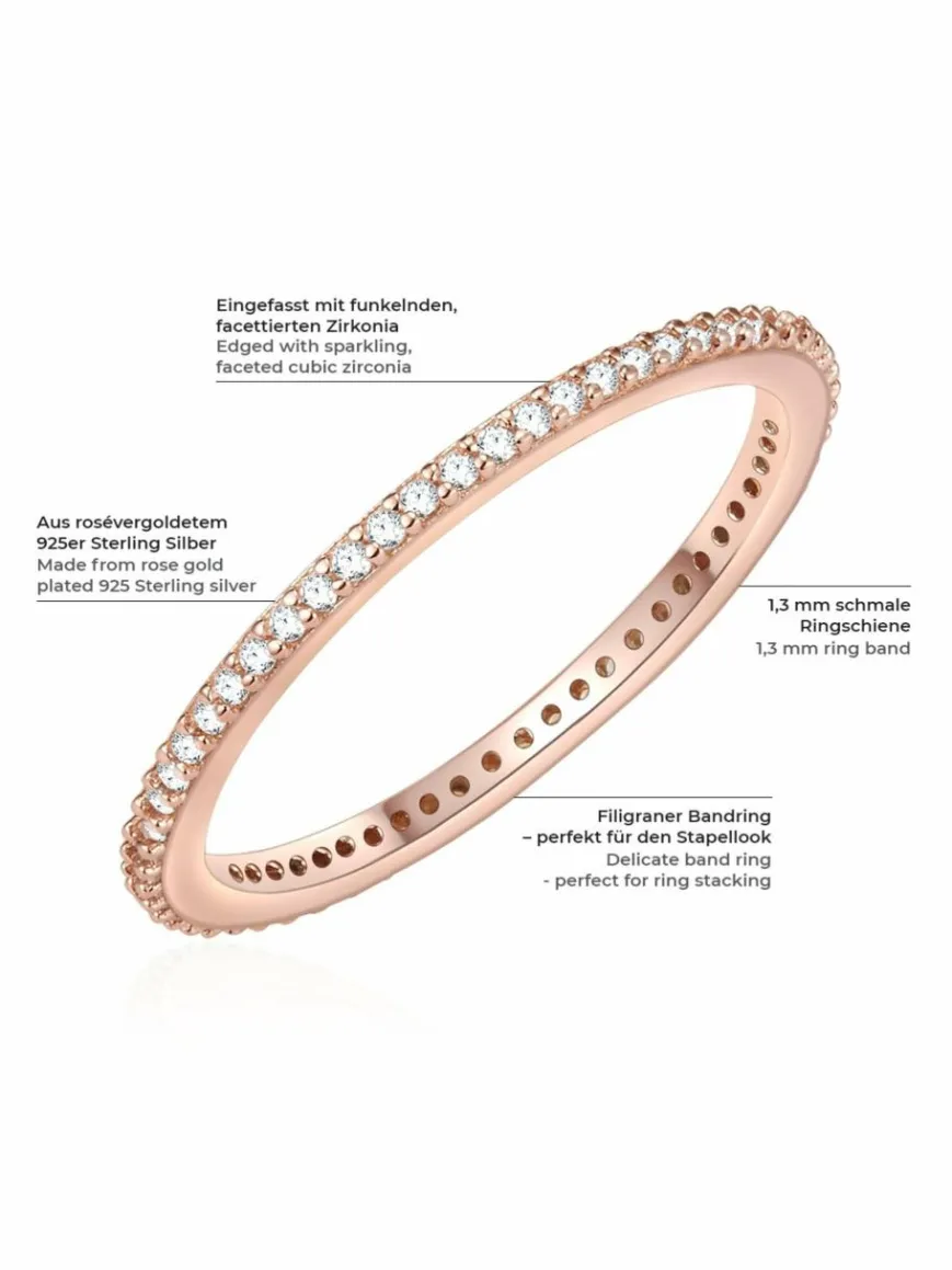 Glanzstücke München Schmuck*Damen Ring roségold uni