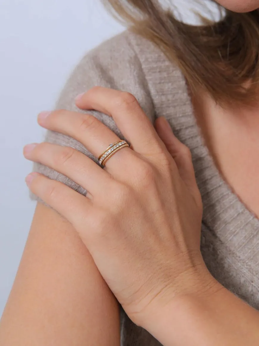 Elli Schmuck*Damen Ring gold uni