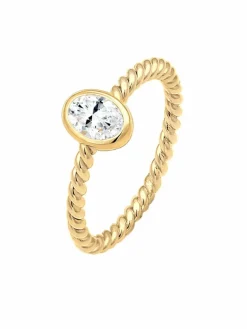 Elli PREMIUM Schmuck*Damen Ring gold uni