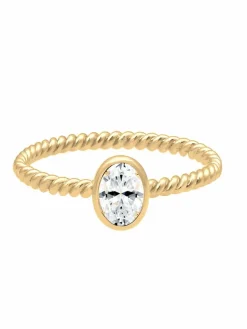 Elli PREMIUM Schmuck*Damen Ring gold uni
