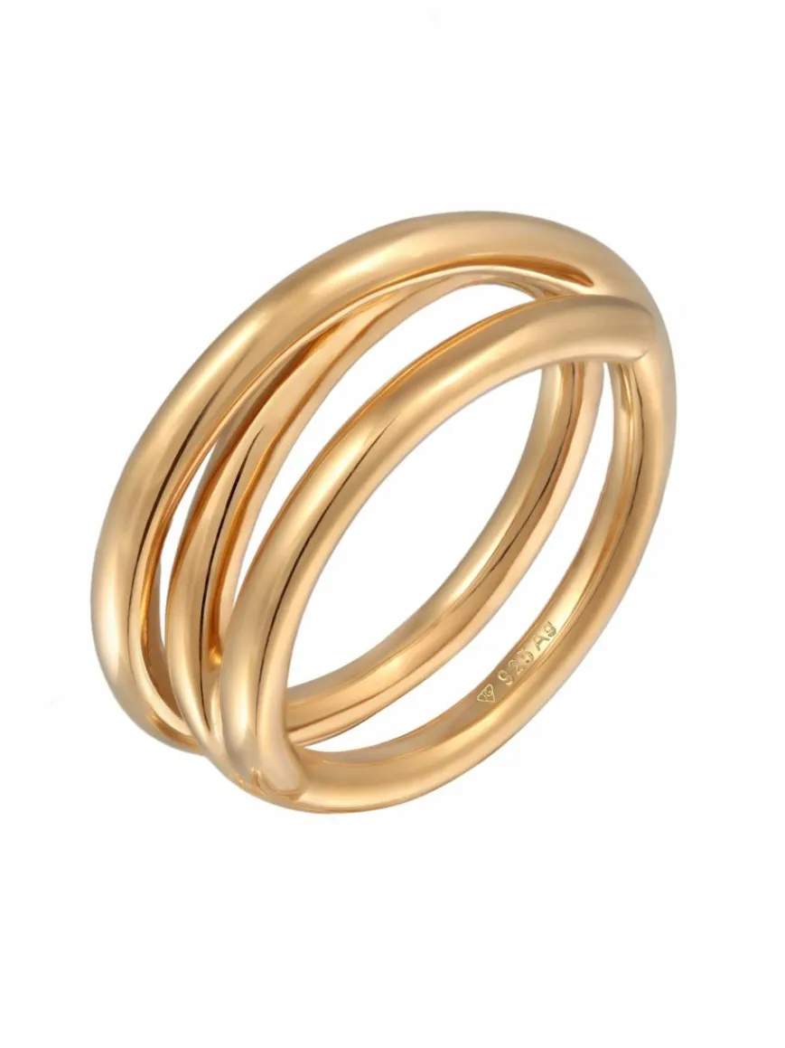 Elli PREMIUM Schmuck*Damen Ring gold uni
