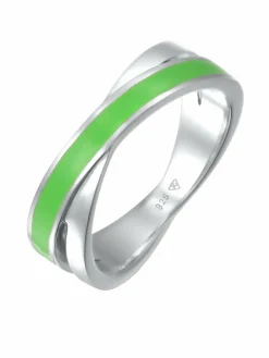 Elli Schmuck*Damen Ring grün uni