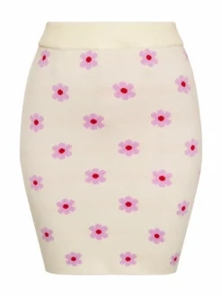 MyMo Röcke*Damen Rock beige gemustert