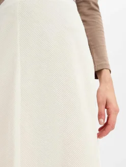 Marie Lund Röcke*Damen Rock ecru strukturiert