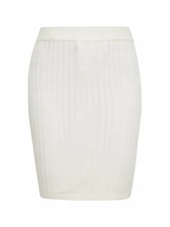 IZIA Röcke*Damen Rock weiß gestreift