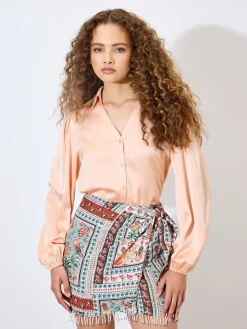 Apricot Röcke*Damen Rock mint bedruckt