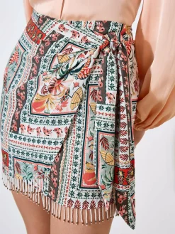 Apricot Röcke*Damen Rock mint bedruckt