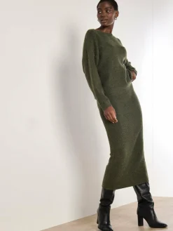 Apricot Röcke*Damen Rock grün strukturiert