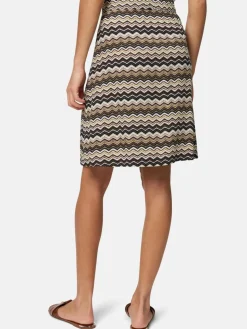 zero Röcke*Damen Rock braun beige gemustert