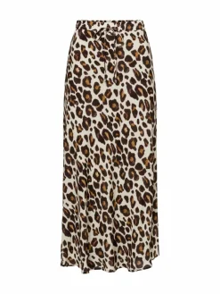 Marie Lund Röcke*Damen Rock beige braun gemustert