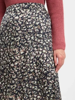 Franco Callegari Collection Röcke*Damen Rock marine mehrfarbig gemustert