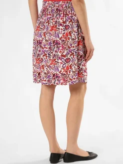 Marie Lund Röcke*Damen Rock ecru pink gemustert