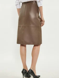 Dreimaster Röcke*Damen Rock taupe uni