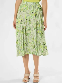 Marie Lund Röcke*Damen Rock limone lind gemustert
