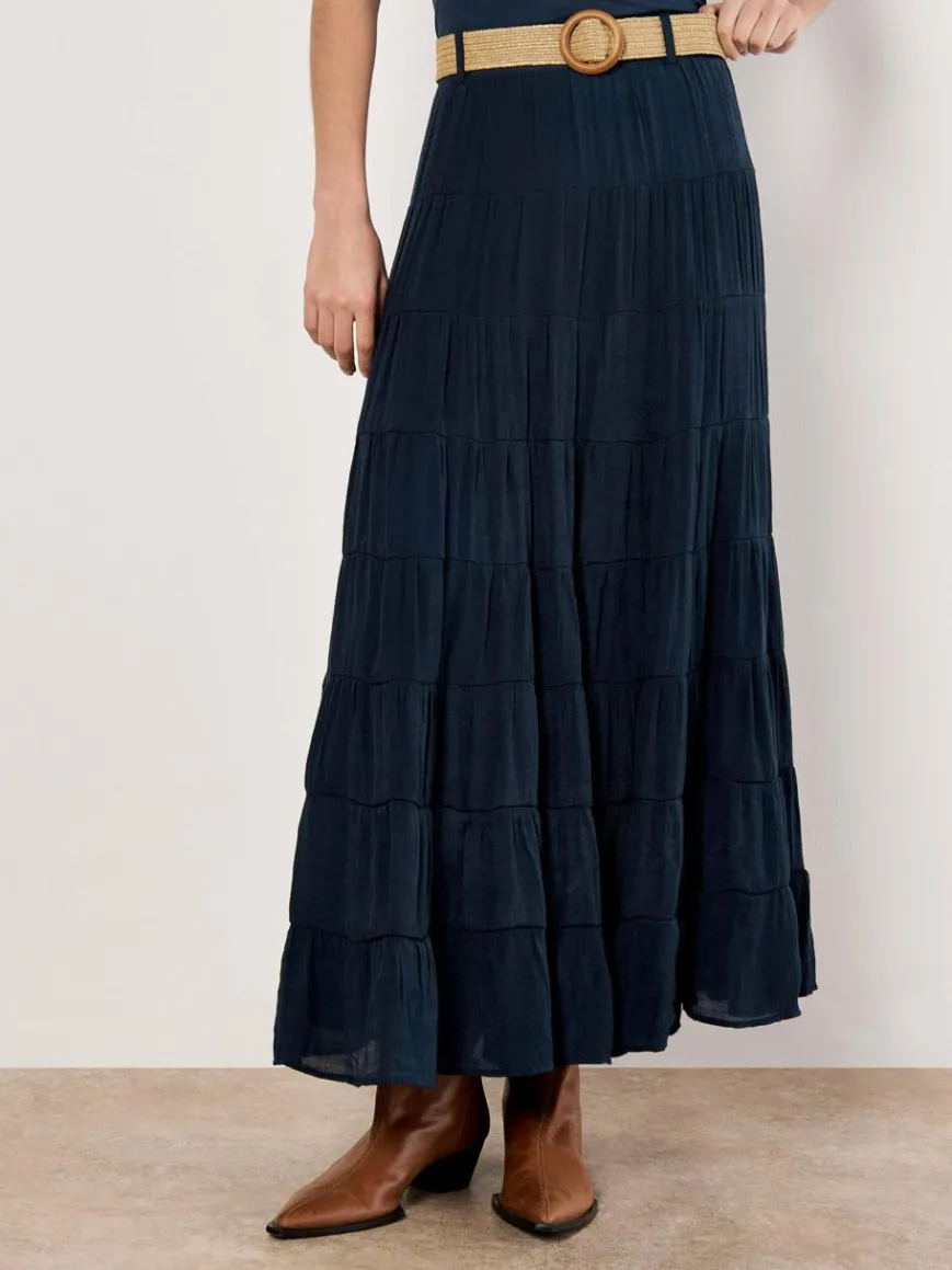 Apricot Röcke*Damen Rock marine uni