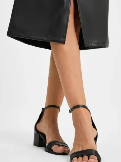 Marie Lund Röcke*Damen Rock schwarz uni