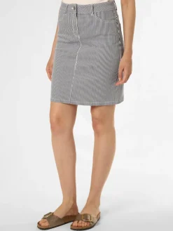 VG Röcke*Damen Rock marine weiß gestreift