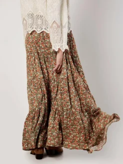 Apricot Röcke*Damen Rock khaki gemustert