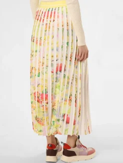 Marc Cain Collections Röcke*Damen Rock weiß limone gemustert