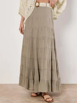 Apricot Röcke*Damen Rock beige uni