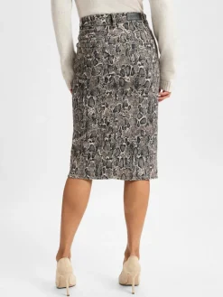 JOOP! Röcke*Damen Rock beige schoko gemustert