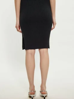 MyMo Röcke*Damen Rock schwarz uni