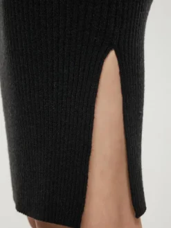 MyMo Röcke*Damen Rock schwarz uni