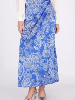 Dreimaster Röcke*Damen Rock flieder gemustert