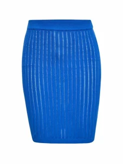 IZIA Röcke*Damen Rock blau gestreift