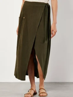 Apricot Röcke*Damen Rock grün uni