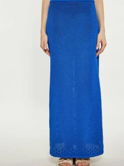 IZIA Röcke*Damen Rock blau gestreift