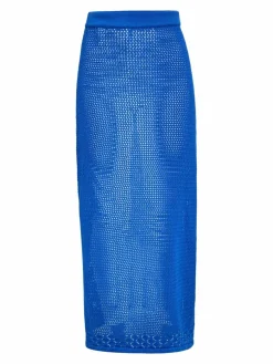 IZIA Röcke*Damen Rock blau gestreift