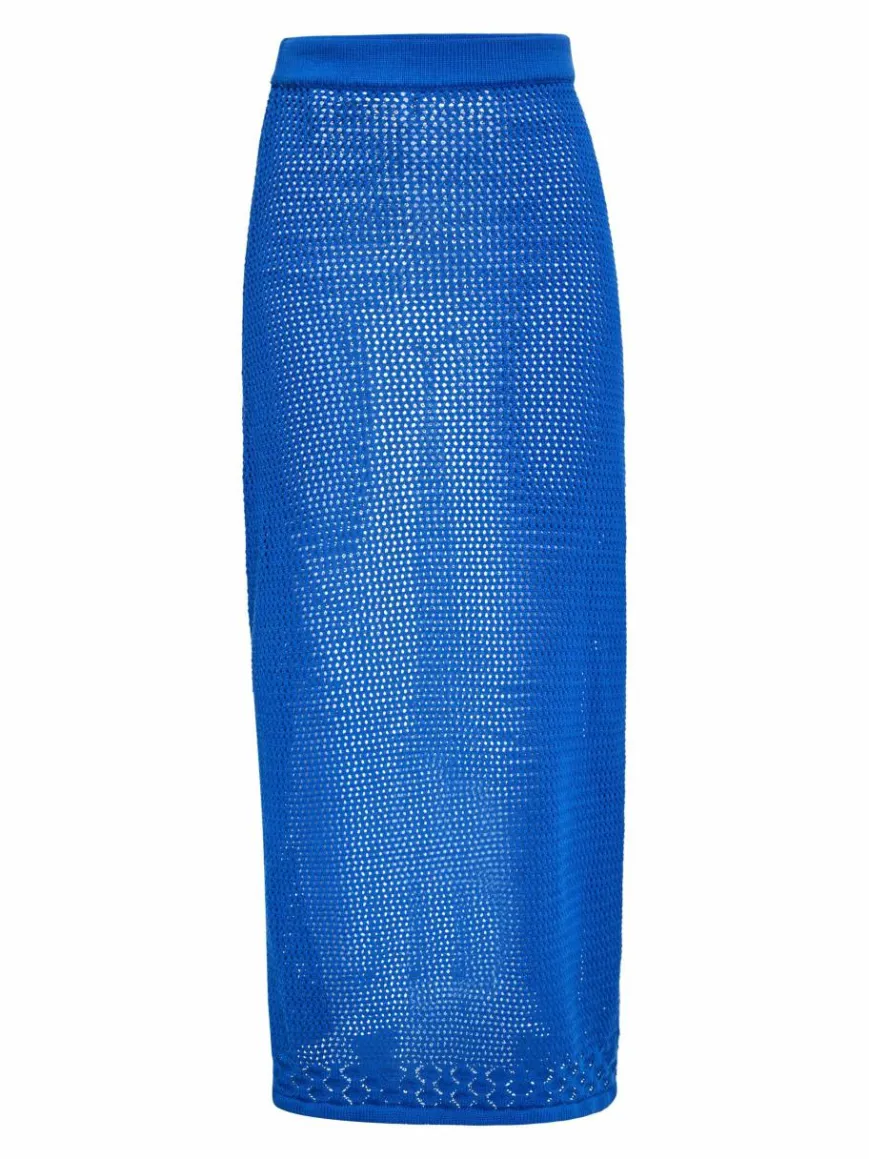 IZIA Röcke*Damen Rock blau gestreift