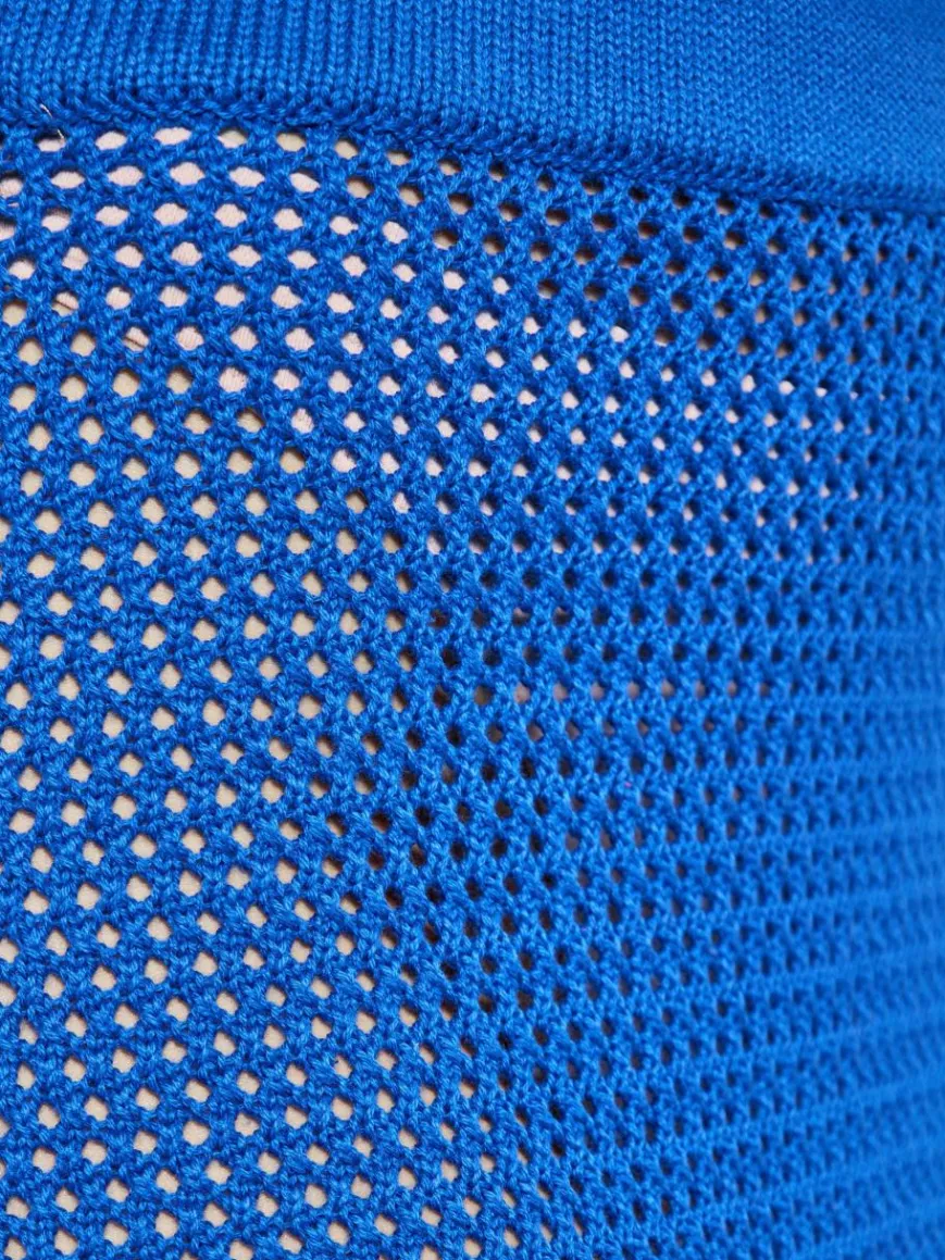 IZIA Röcke*Damen Rock blau gestreift