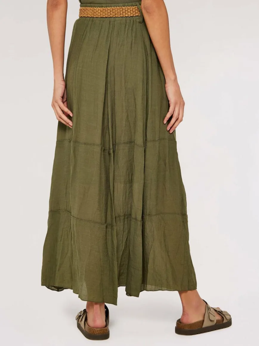 Apricot Röcke*Damen Rock khaki uni