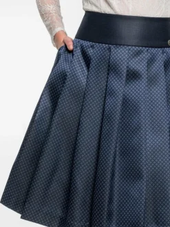 Spieth & Wenksy Röcke*Damen Rock - Edelrose blau kariert