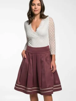 Spieth & Wenksy Röcke*Damen Rock - Enara rot uni