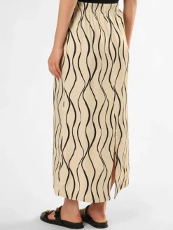 Msch Copenhagen Röcke*Damen Rock - MSHRikkel beige schwarz gemustert