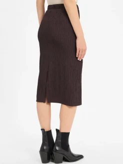 Opus Röcke*Damen Rock - Rilasa schoko strukturiert