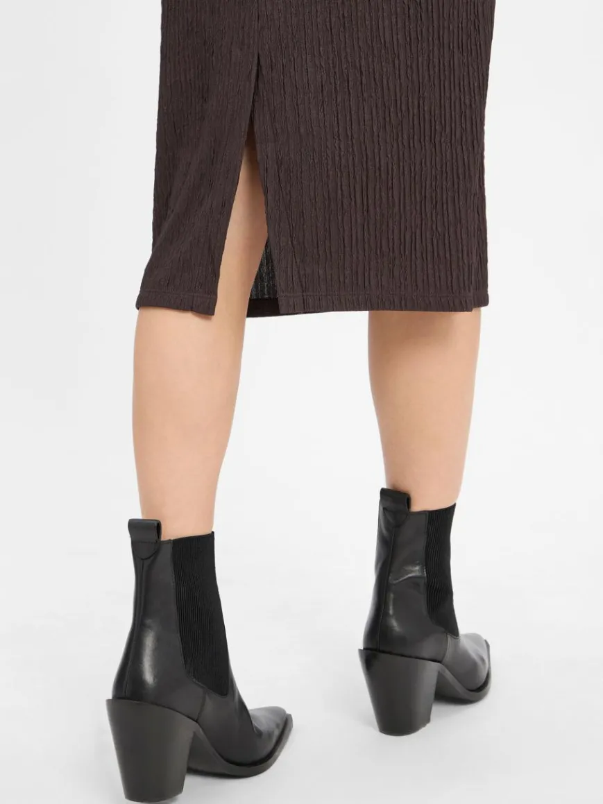 Opus Röcke*Damen Rock - Rilasa schoko strukturiert