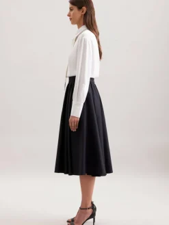 Seidensticker Röcke*Damen Rock - Uni blau uni